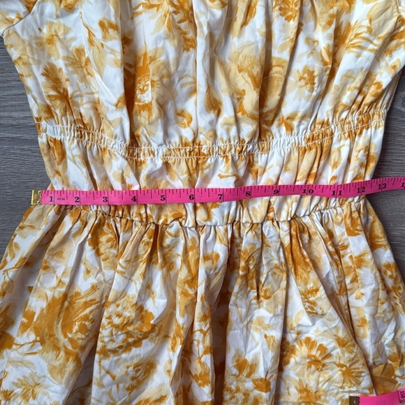 Abercrombie floral off-The-Shoulder Puff Sleeve Mini Dress medium - Picture 11 of 13